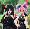 Princesse gothique et coiffure