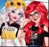 Ariel et Elsa Instagram Stars