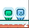 Green and Blue Cuteman 2