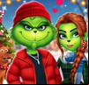 The Grench Couple Holiday Dress up