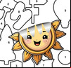 Sticker Book Puzzle - Color By Number