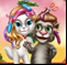 Tom et Angela chez le coiffeur