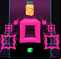 Big NEON Tower VS Tiny Square